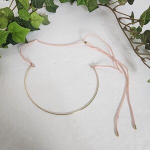 Minimalist Choker Pink Slider Cord